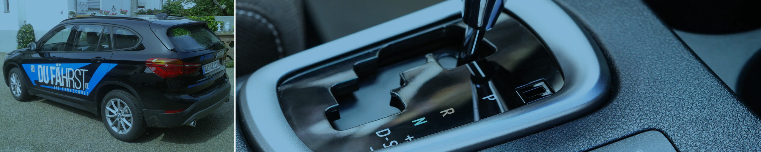 Fahrschulauto und Automatikschaltung